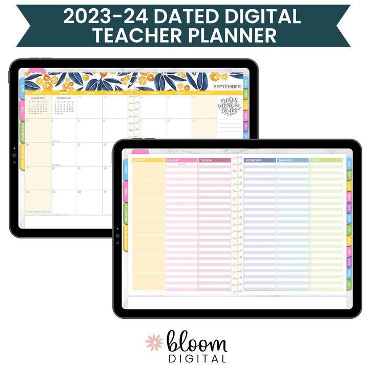 Digital 2023-24 Teacher Planner, for Digital Planning on iPad