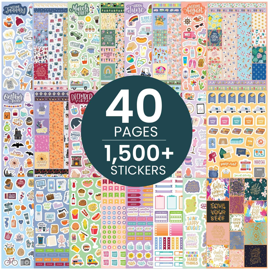 bloom daily planners 40 Page Sticker Book - Stickers Make Everything Better