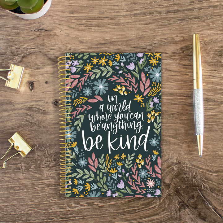 2025 Soft Cover Planner, 4" x 6", Be Kind