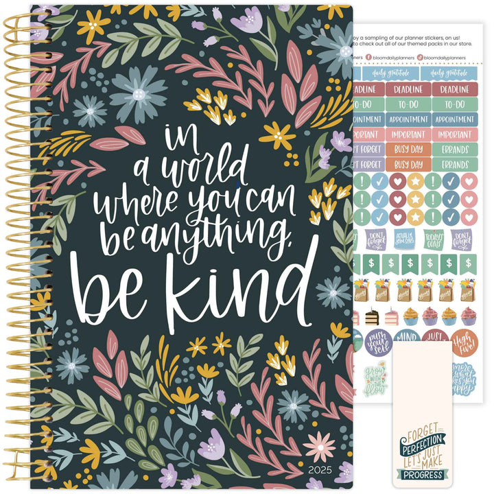 2025 Soft Cover Planner, 5.5" x 8.25", Be Kind