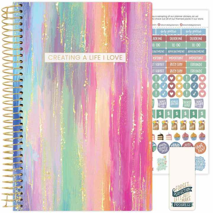 2025 Soft Cover Planner, 5.5" x 8.25", Creating A Life I Love