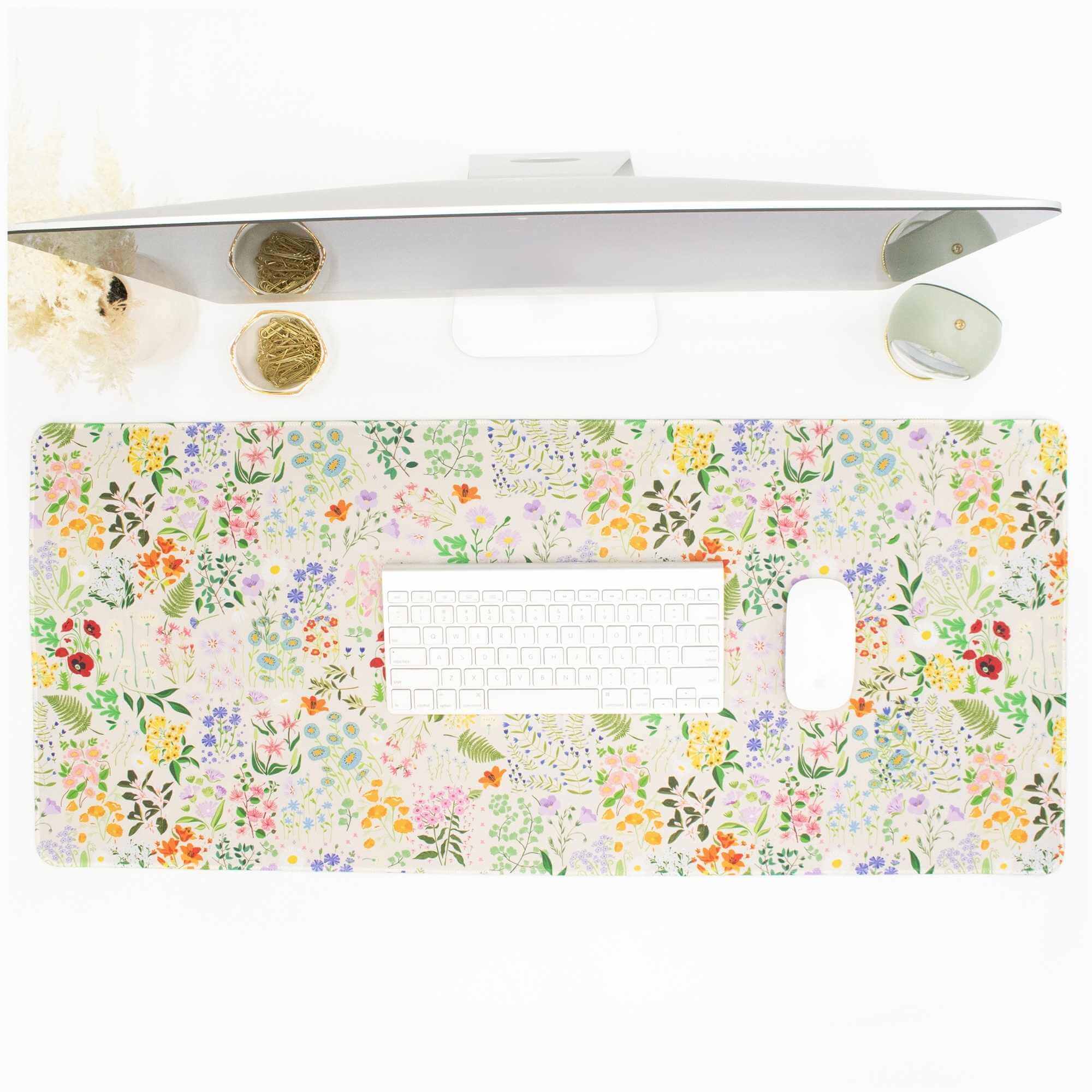 Large Office Desk Mat 15.5 x 35
