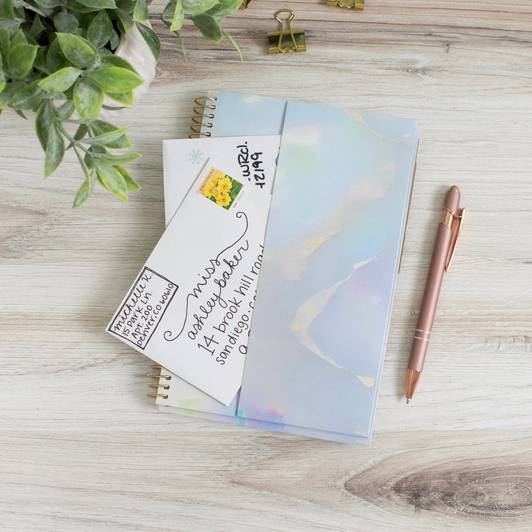 2025 Soft Cover Planner, 5.5" x 8.25", Iridescent Opal