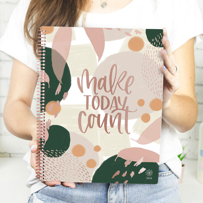 2024 Soft Cover Planner, 8.5" x 11", Make Today Count