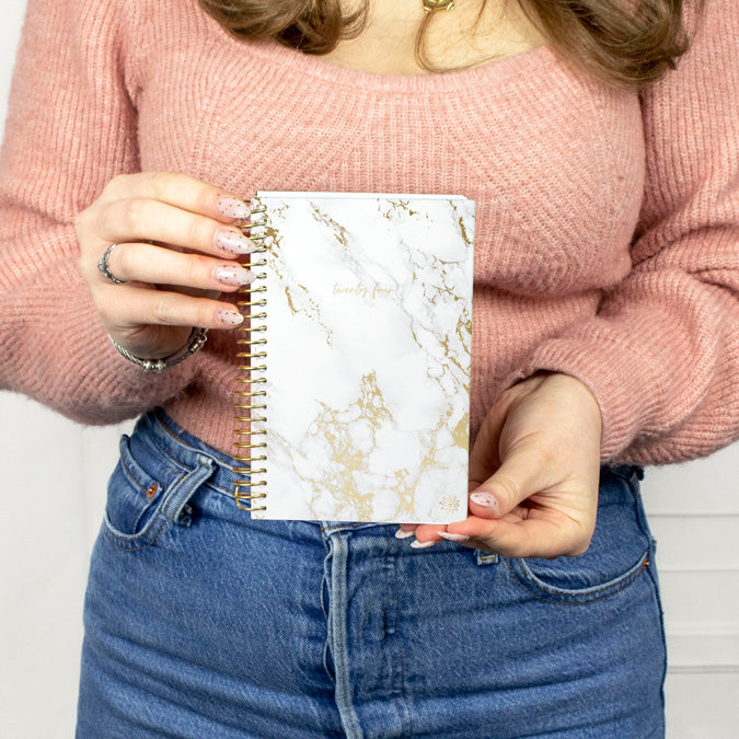 Double Marbled Small Pocket Sketchbook