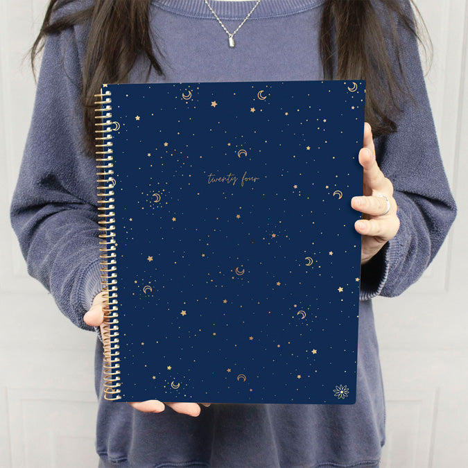2024 Soft Cover Planner, 8.5" x 11", Stardust