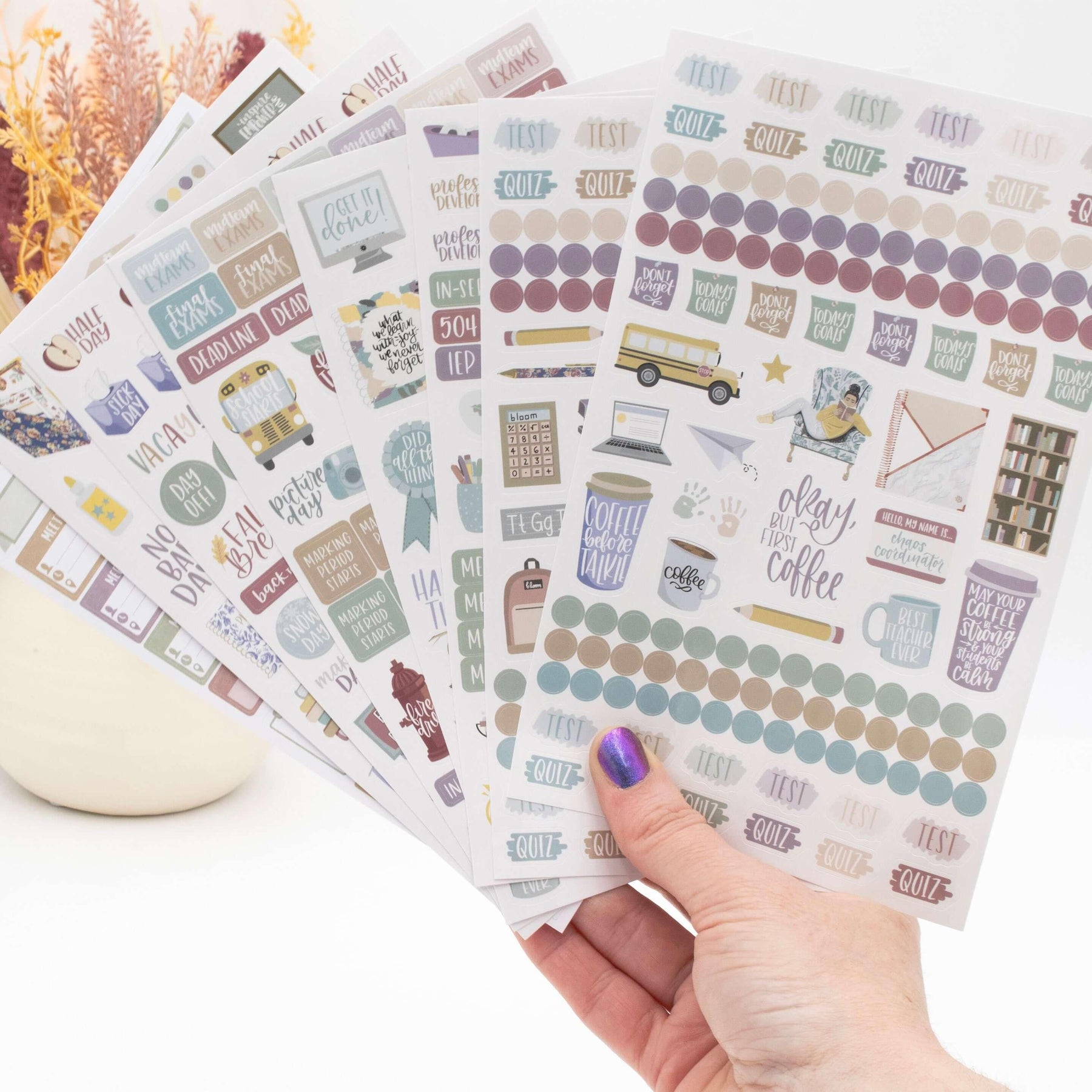 Teacher Sticker Pack |Stickers for Educators & Homeschoolers – bloom ...
