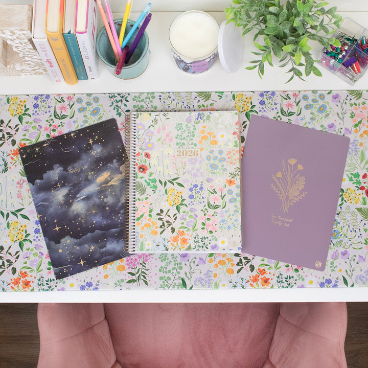 2026 Timed Vertical Weekly Planner, 8.5" x 11", Interchangeable Cover
