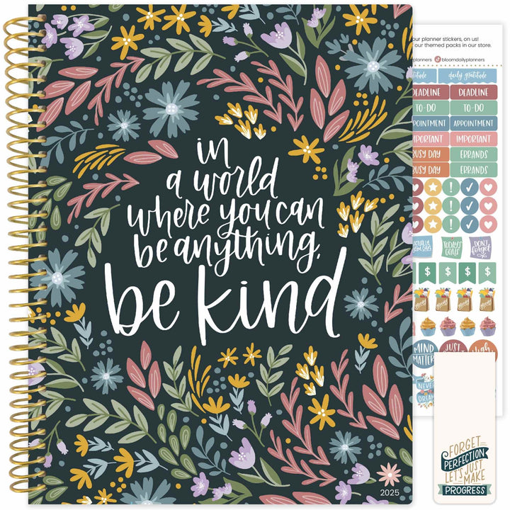 2025 Soft Cover Planner, 8.5" x 11", Be Kind