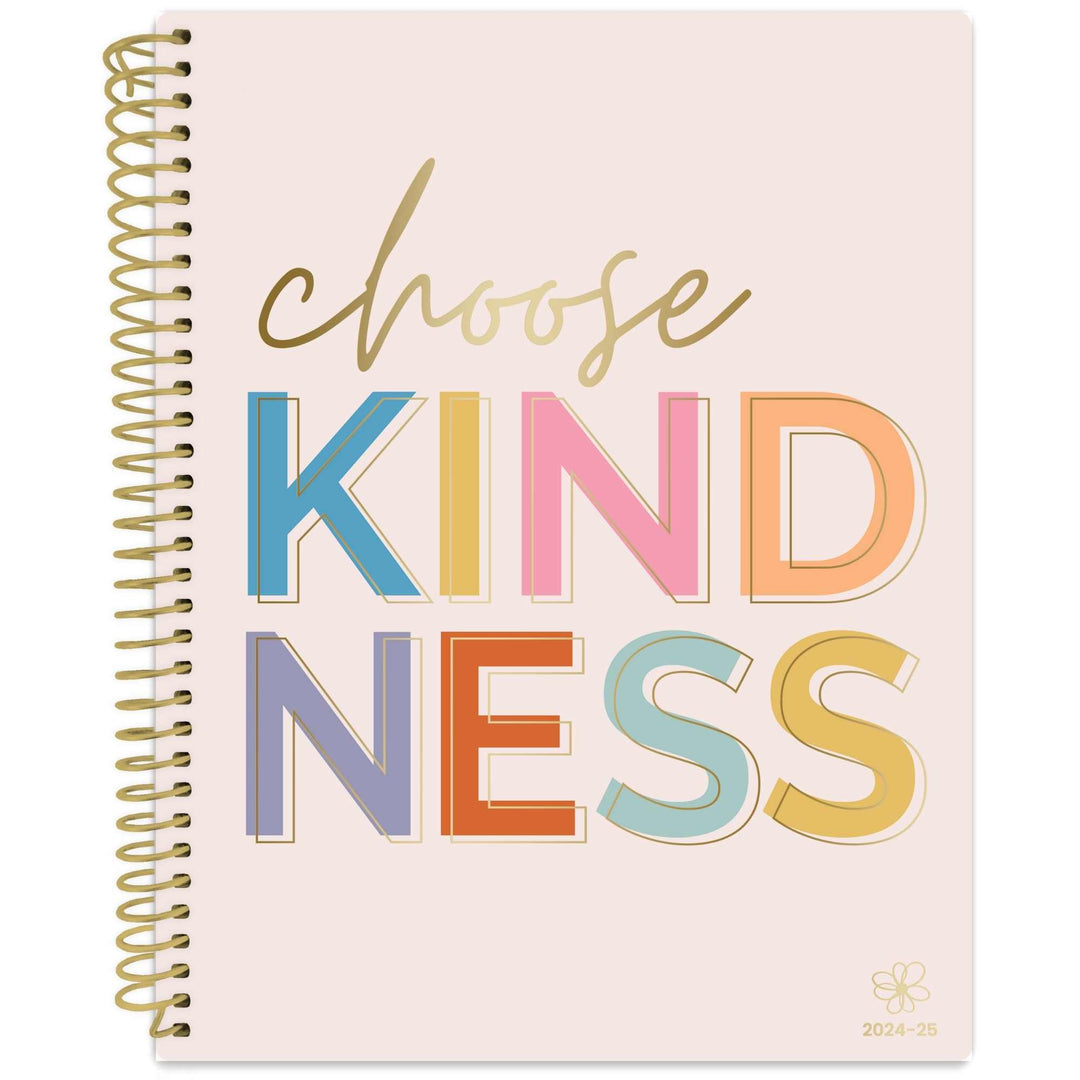 2024-25 Soft Cover Daisy Student Planner, 7" x 9", Choose Kindness