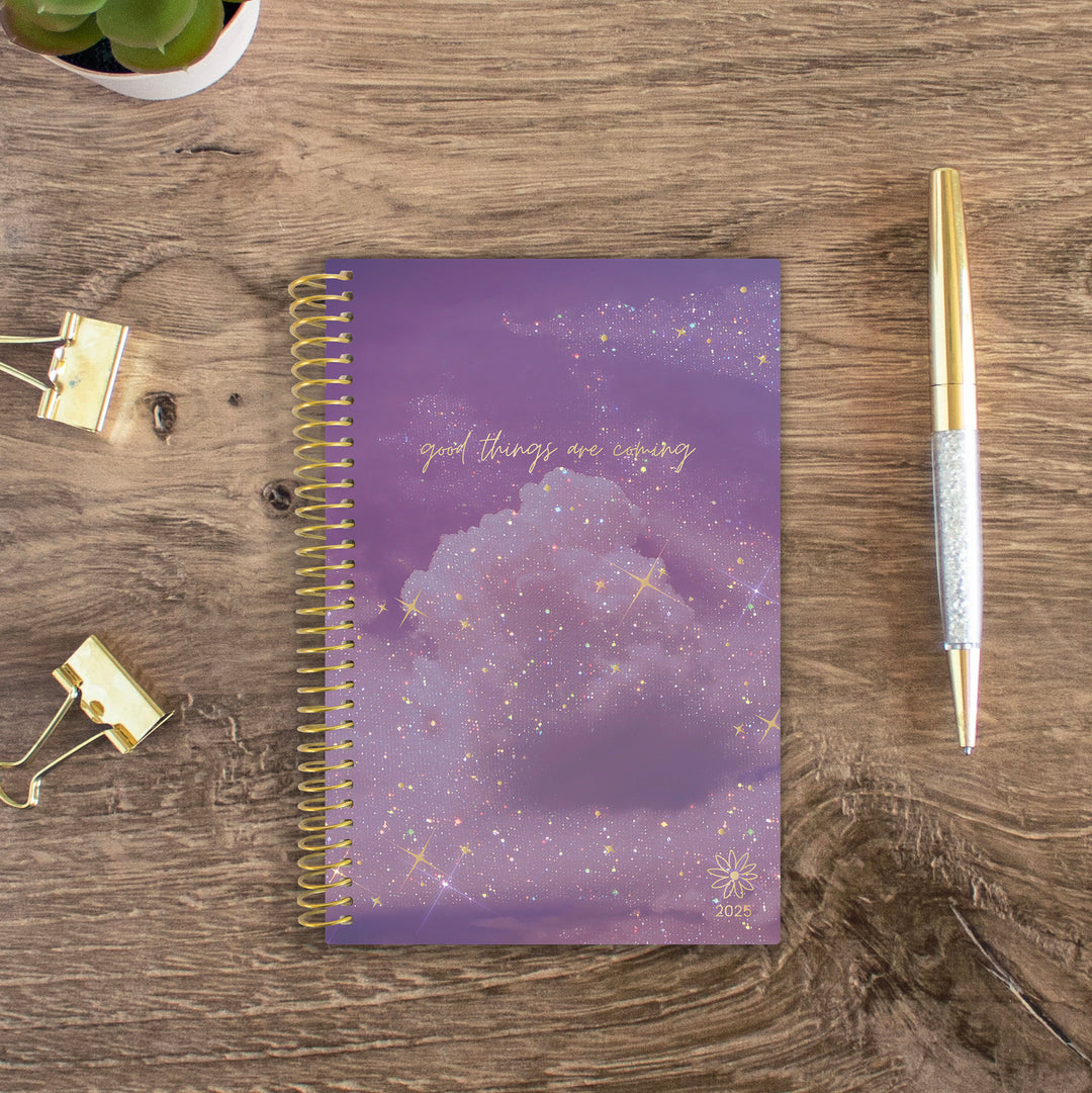 2025 Soft Cover Planner, 4" x 6", Good Things Are Coming