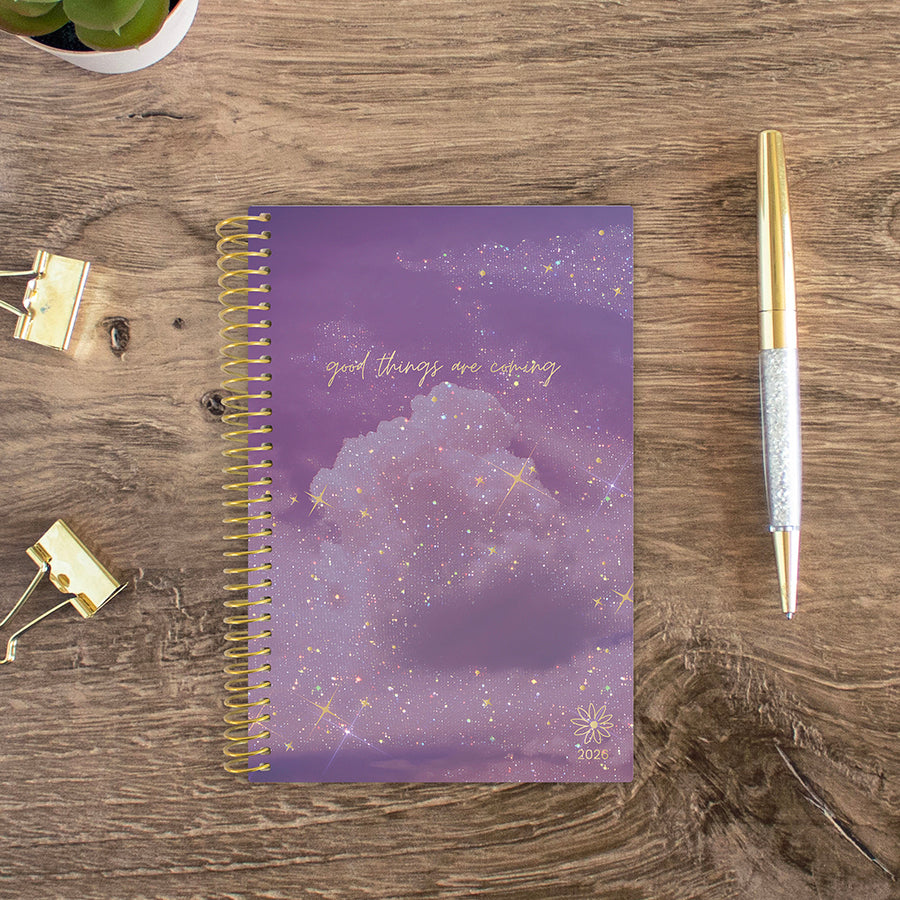 2026 Soft Cover Planner, 4" x 6", Good Things Are Coming