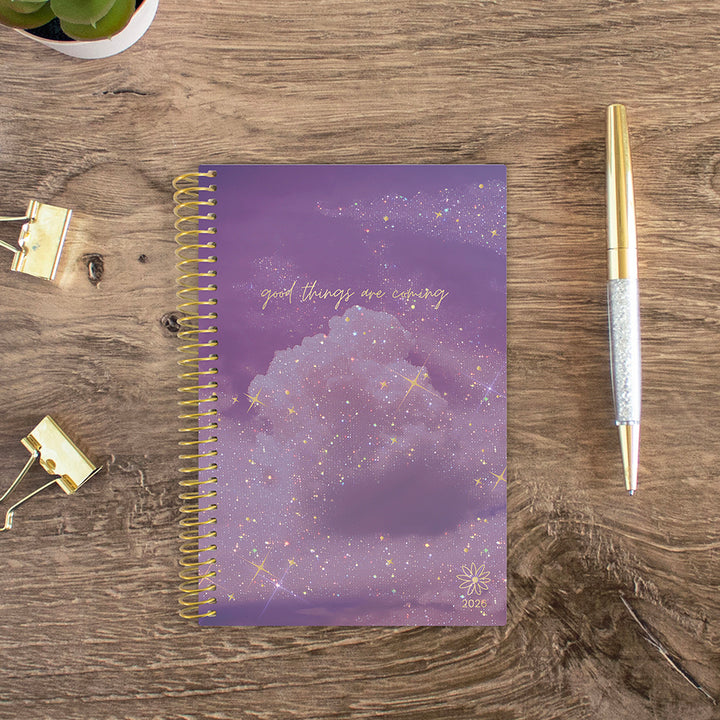 2026 Soft Cover Planner, 4" x 6", Good Things Are Coming