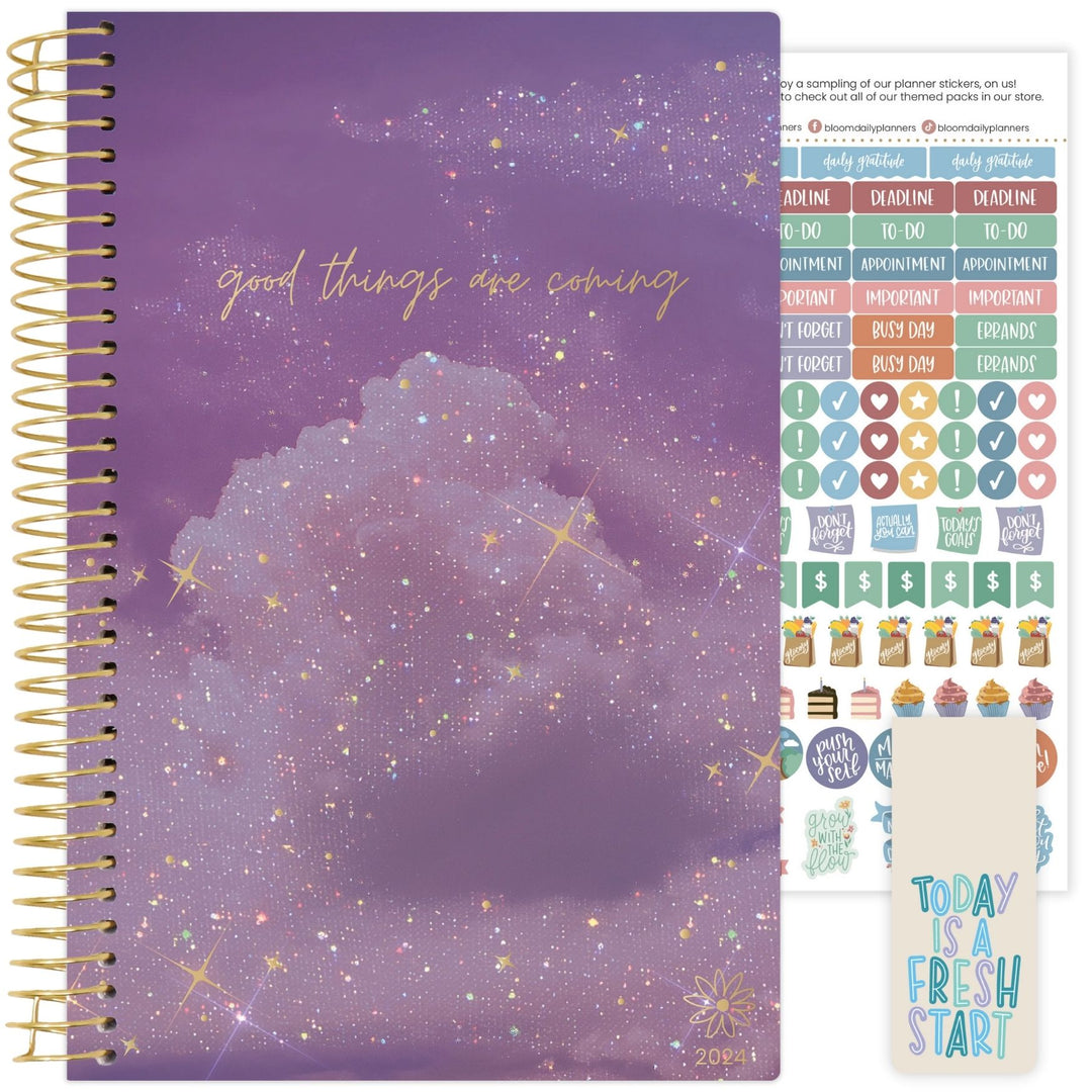 2024 Soft Cover Planner, 5.5" x 8.25", Good Things are Coming
