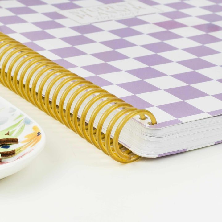 2026–27 Daisy Column Academic Planner, 7" x 9" | Checkered - bloom daily planners