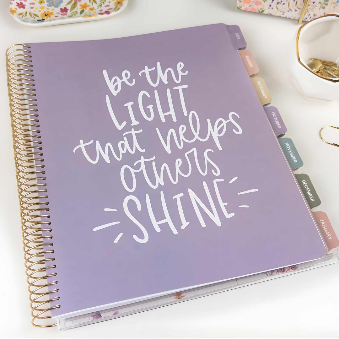 2026-27 Teacher Planner | Cool Tones | Interchangeable Cover - bloom daily planners