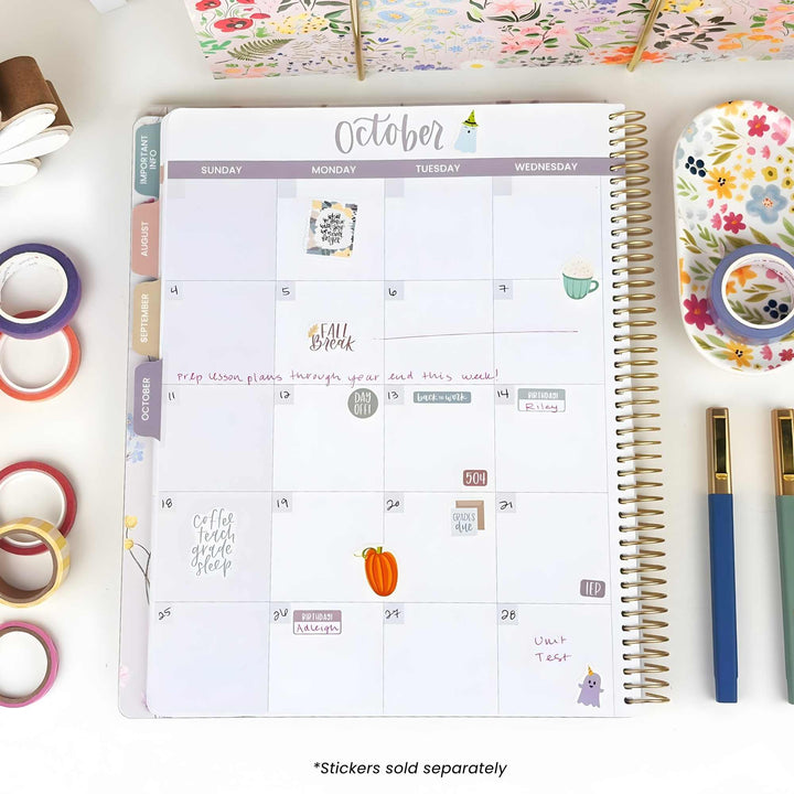 Undated Teacher Planner | Teach Them Love Them - bloom daily planners