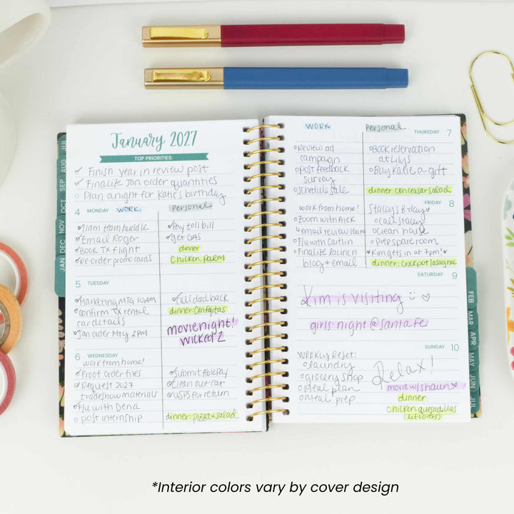 2026–27 Soft Cover Planner, 4" x 6" | Midnight Sky - bloom daily planners