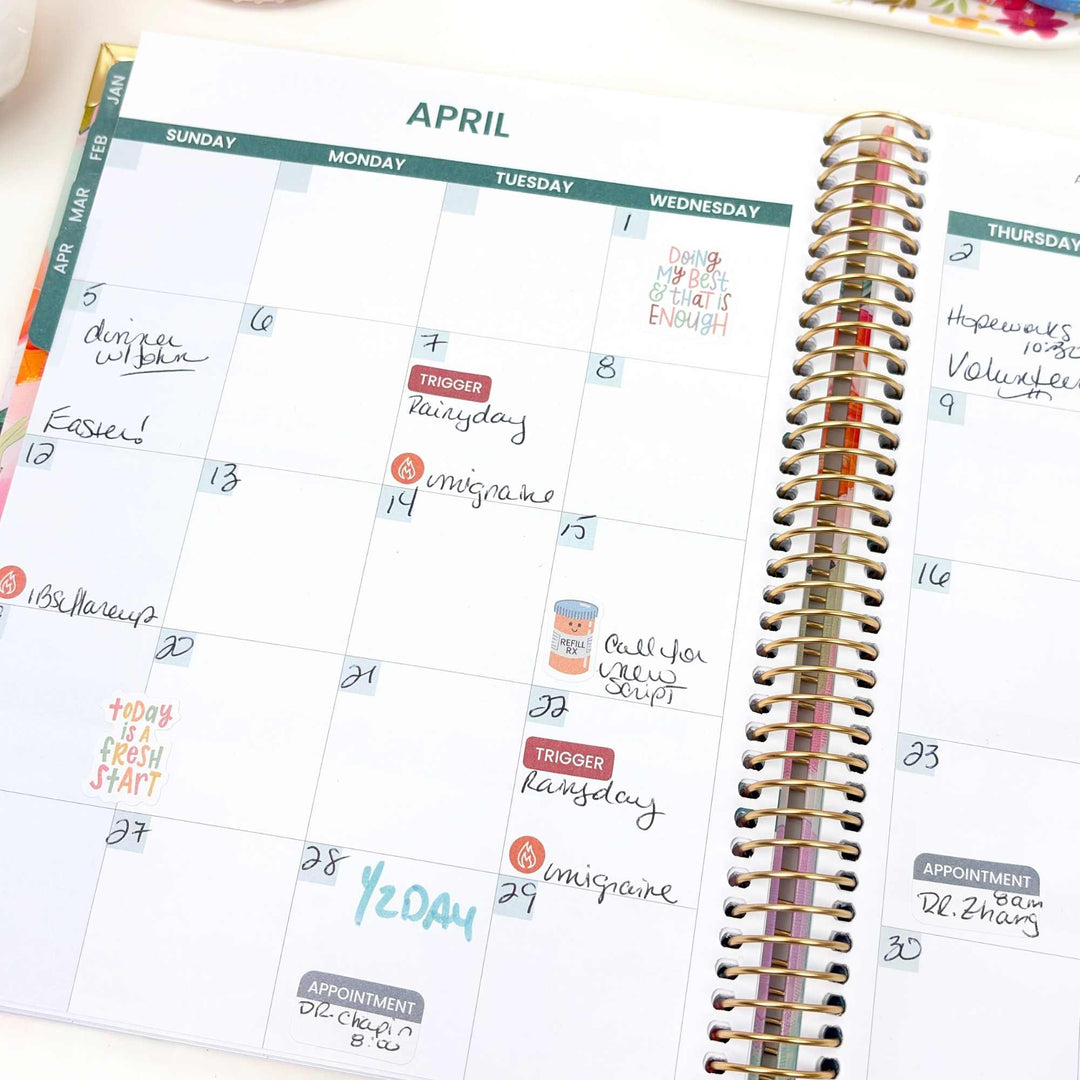 Chronic Illness Planner | Brushstroke Blooms - bloom daily planners