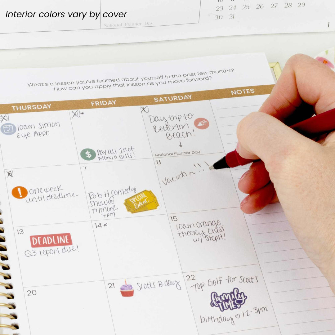 2026–27 Vision Goal Planner, 7.5" x 9" | Eucalyptus - bloom daily planners