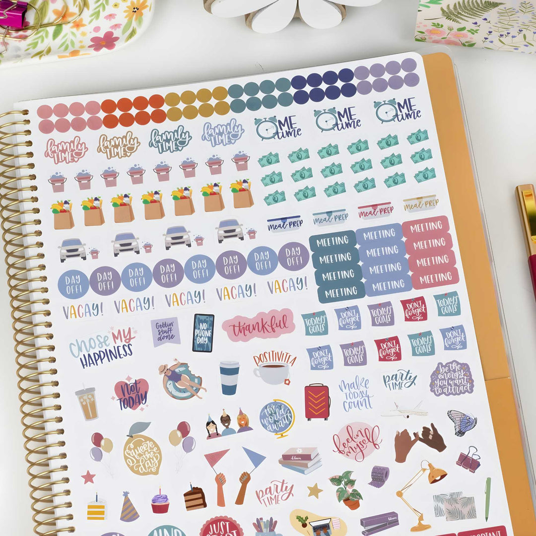 Undated Ultimate Planner & Calendar, Interchangeable Cover - bloom daily planners