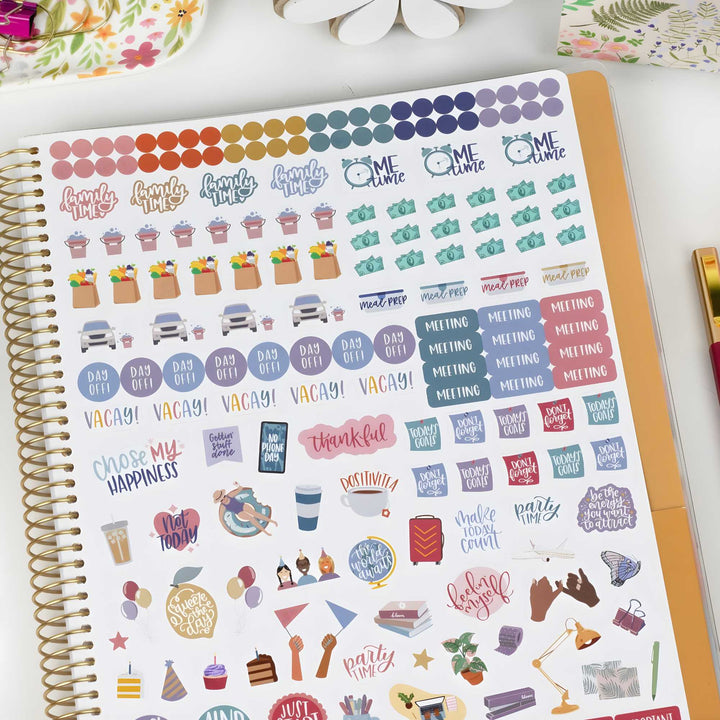 Undated Ultimate Planner & Calendar, Interchangeable Cover - bloom daily planners