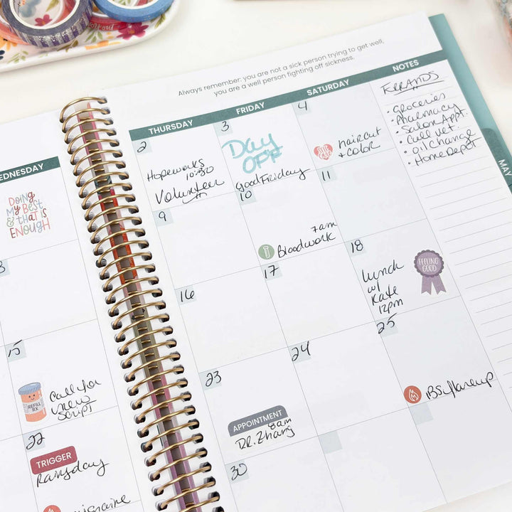 Chronic Illness Planner | Brushstroke Blooms - bloom daily planners