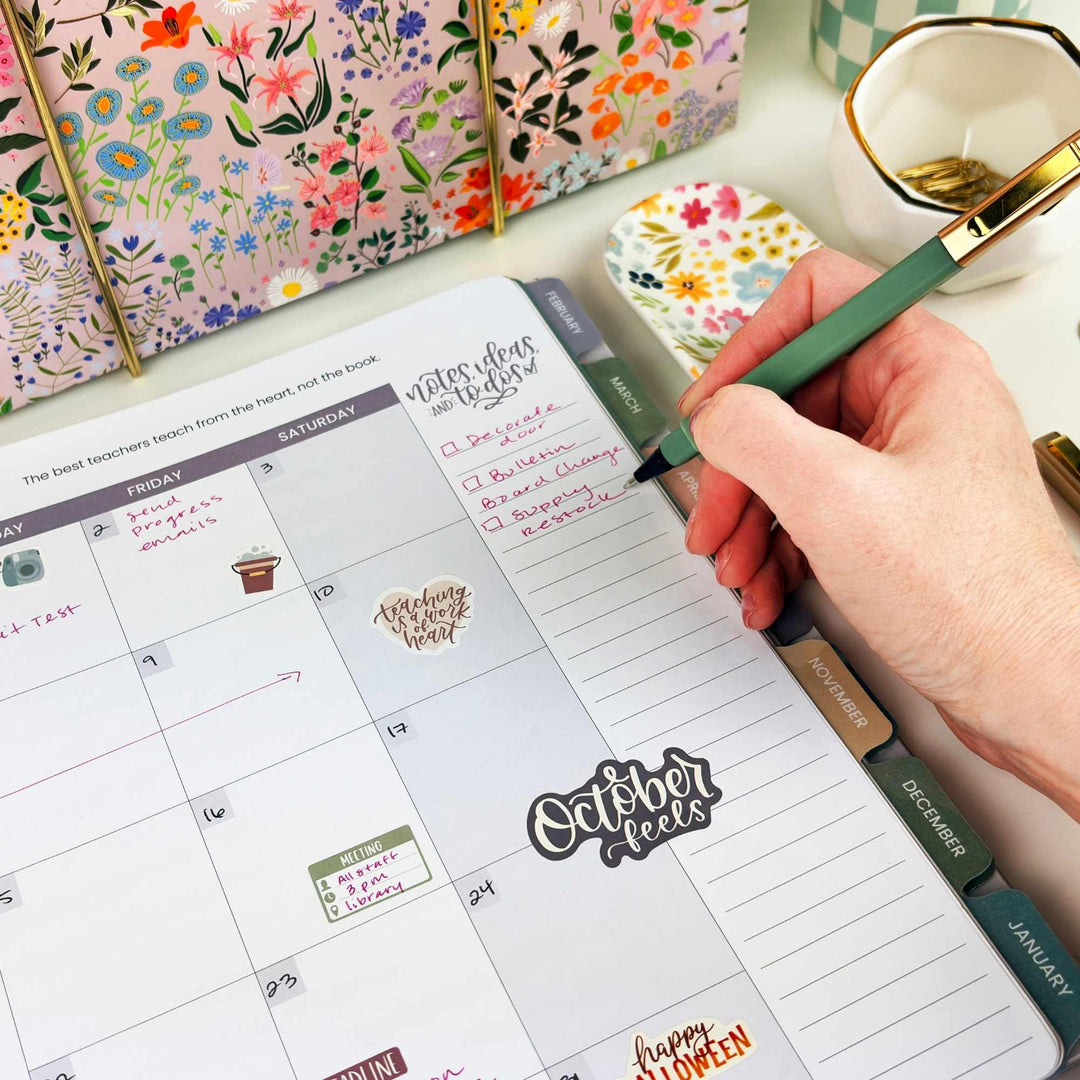 Undated Teacher Planner | Teach Them Love Them - bloom daily planners