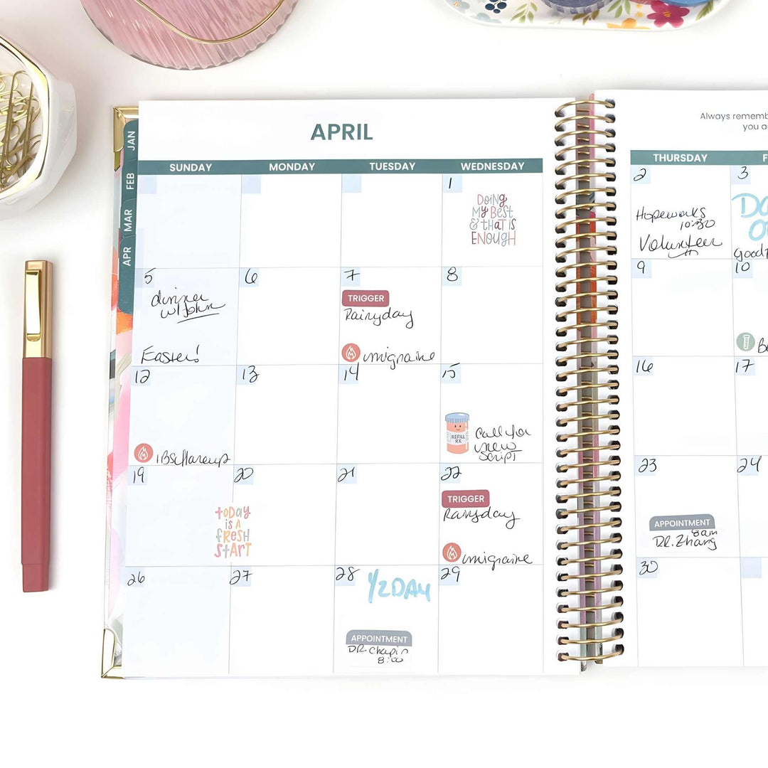 Chronic Illness Planner | Brushstroke Blooms - bloom daily planners