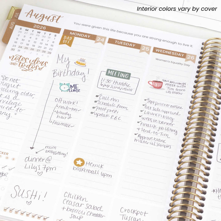 2026–27 Vision Goal Planner, 7.5" x 9" | Eucalyptus - bloom daily planners