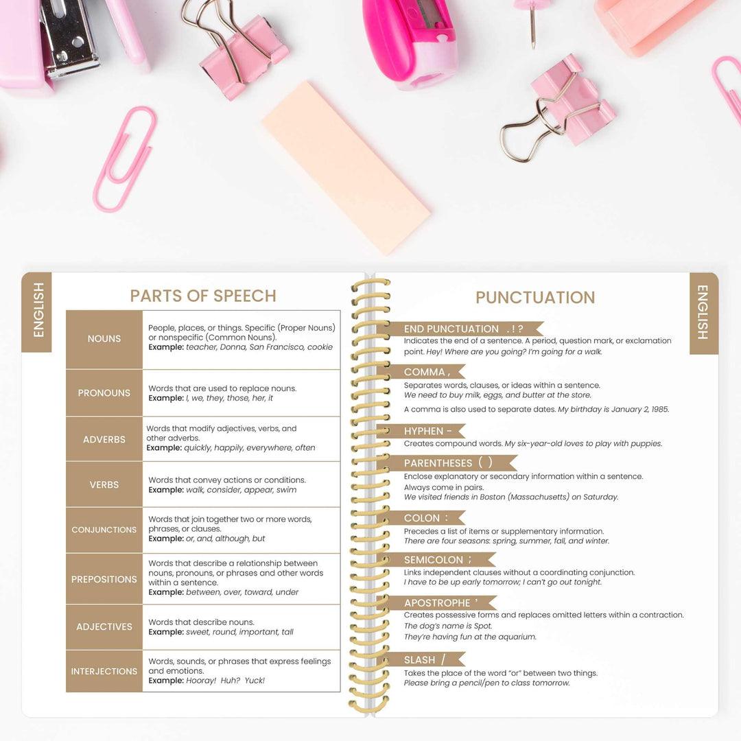 2026–27 Daisy Column Academic Planner, 7" x 9" | Checkered - bloom daily planners