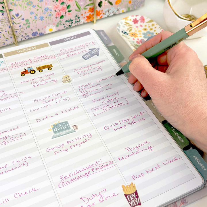 Undated Teacher Planner | Teach Them Love Them - bloom daily planners