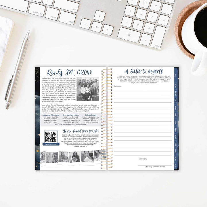 2026–27 Soft Cover Planner, 4" x 6" | Midnight Sky - bloom daily planners