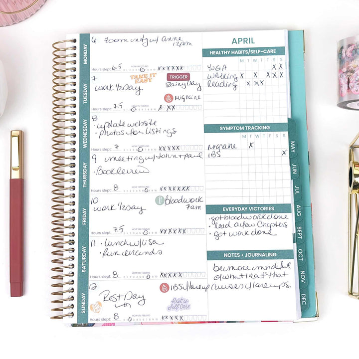Chronic Illness Planner | Brushstroke Blooms - bloom daily planners