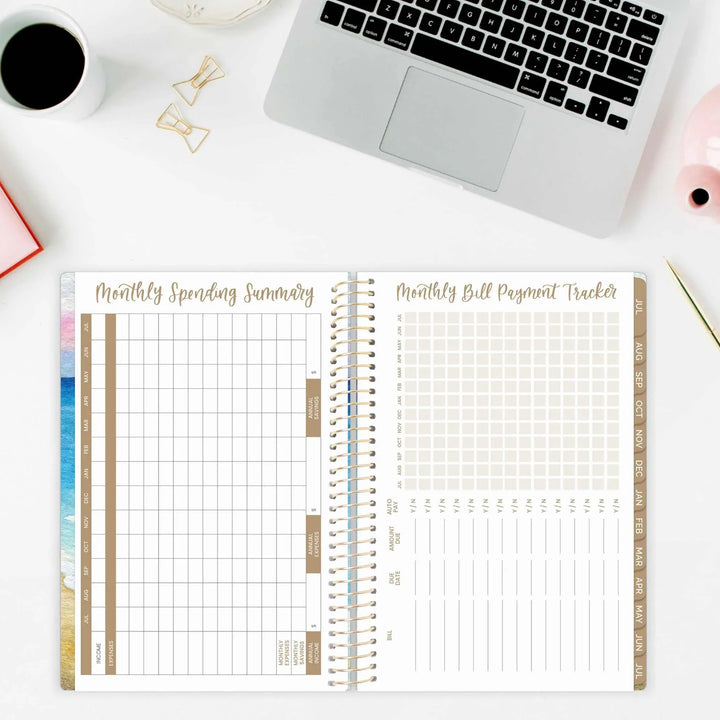 2026–27 Soft Cover Planner, 5.5" x 8.25" | Coastal Calm - bloom daily planners