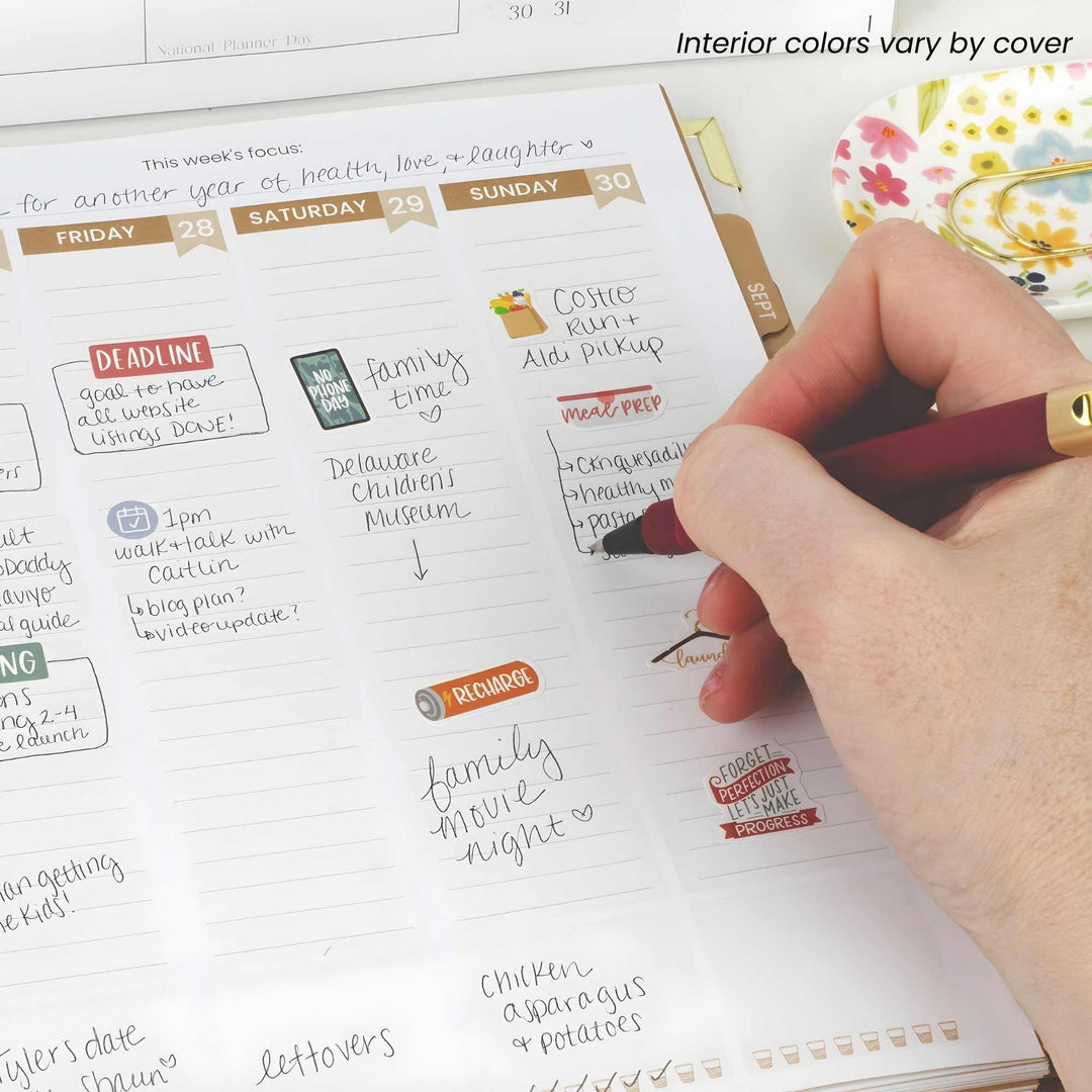 2026–27 Vision Goal Planner, 7.5" x 9" | Eucalyptus - bloom daily planners