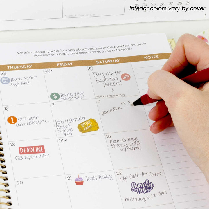 2026–27 Vision Goal Planner, 7.5" x 9" | Good Things Are Coming - bloom daily planners