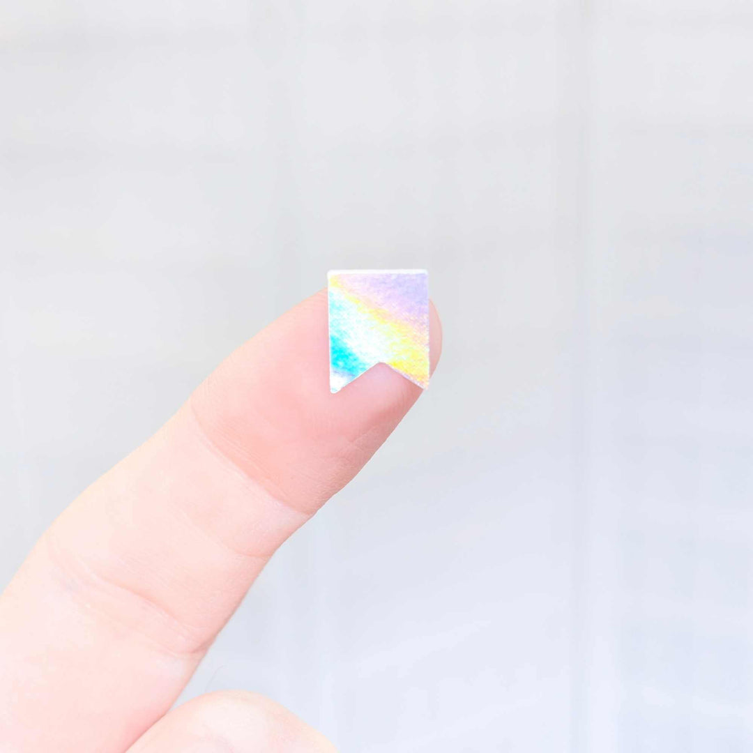 Planner Stickers | Calendar Essentials | Iridescent Foil on Clear - bloom daily planners