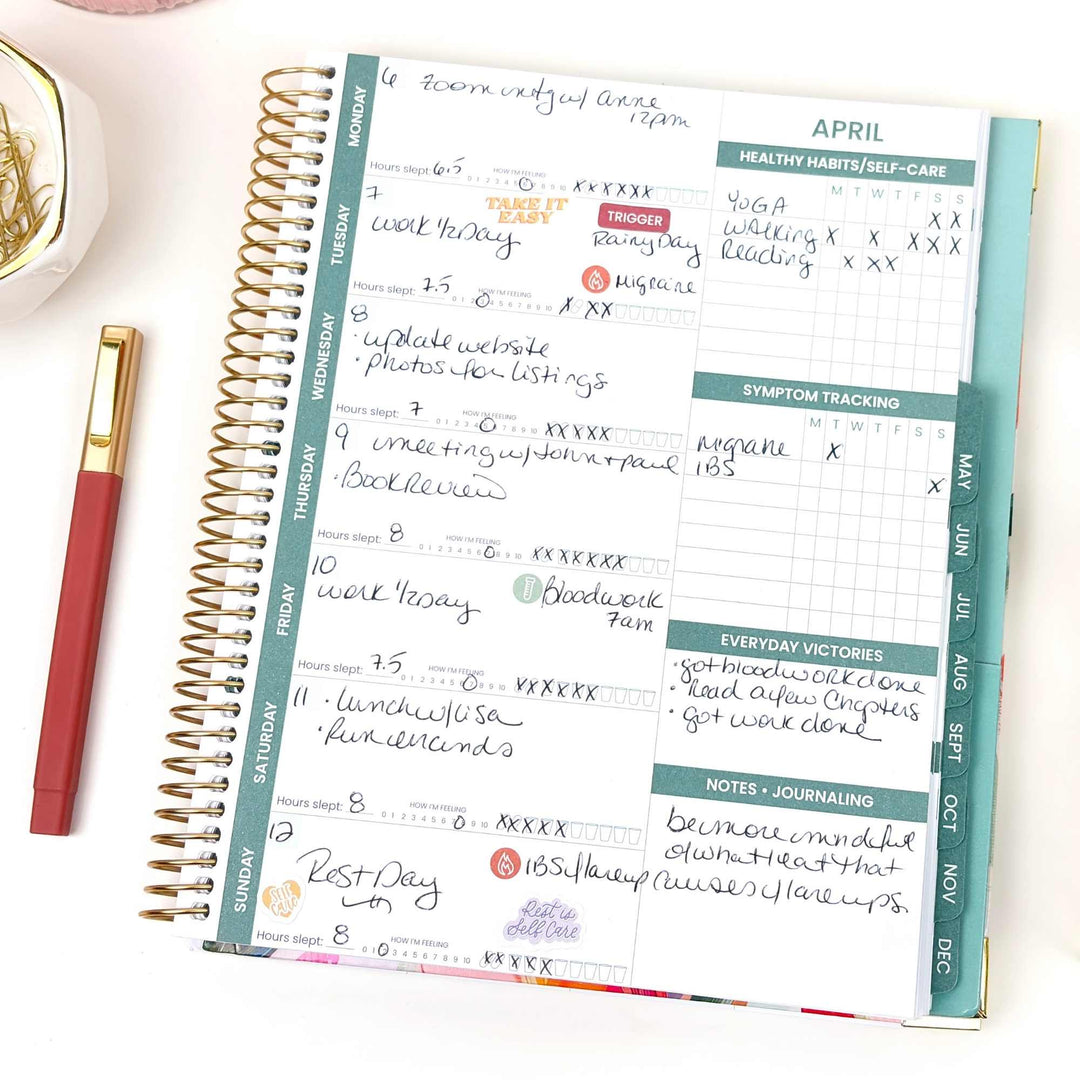 Chronic Illness Planner | Brushstroke Blooms - bloom daily planners