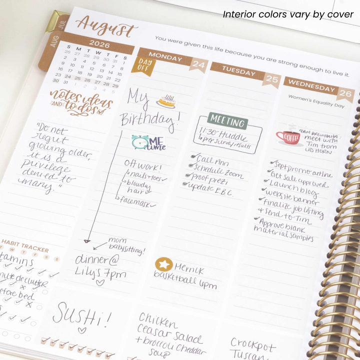 2026–27 Vision Goal Planner, 7.5" x 9" | Good Things Are Coming - bloom daily planners