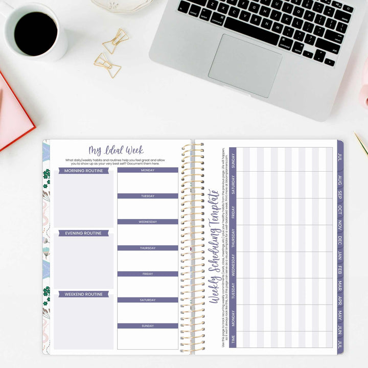 2026–27 Soft Cover Planner, 5.5" x 8.25" | Seaside Whimsy - bloom daily planners