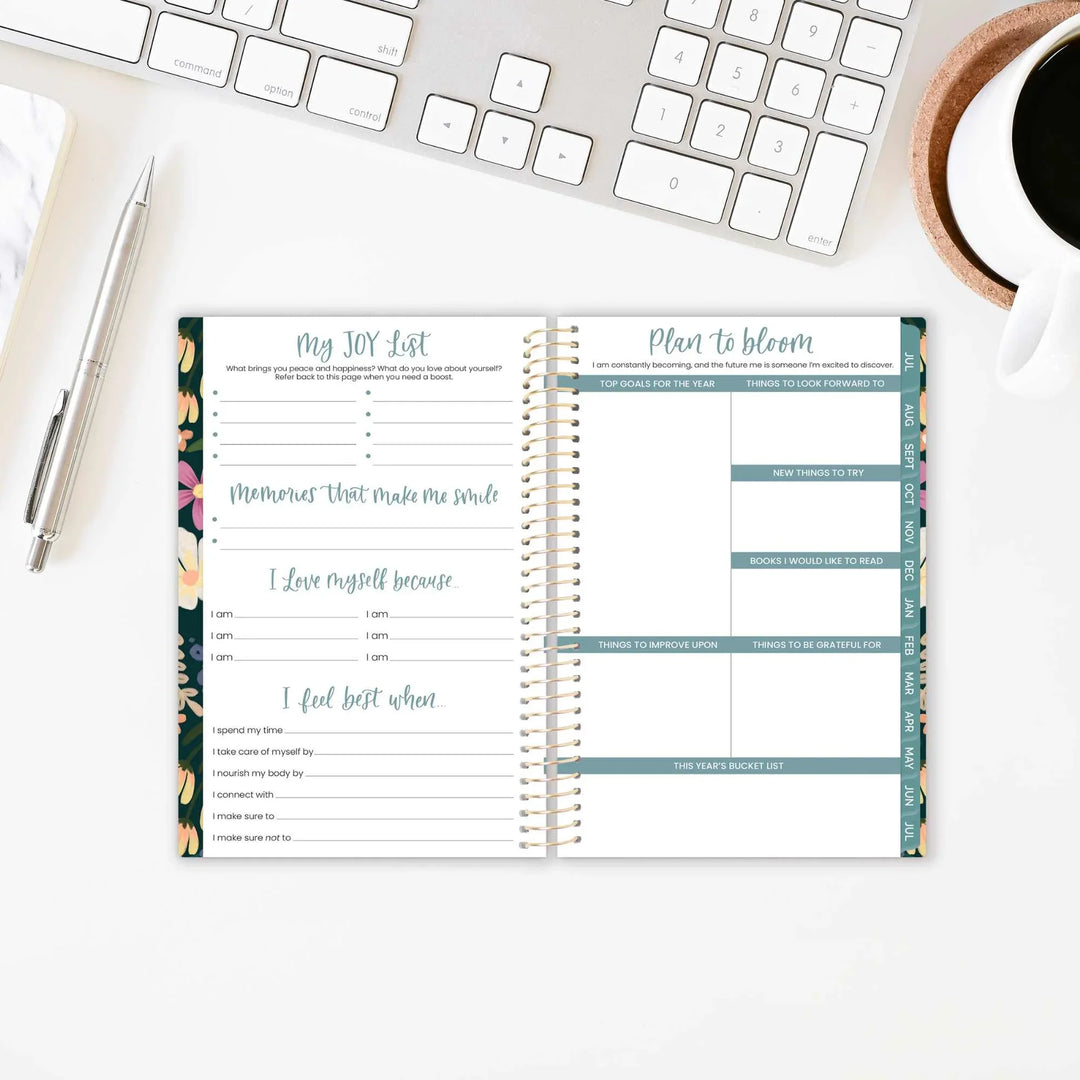 2026-27 Soft Cover Planner, 4" x 6" | Blooming Wildly - bloom daily planners