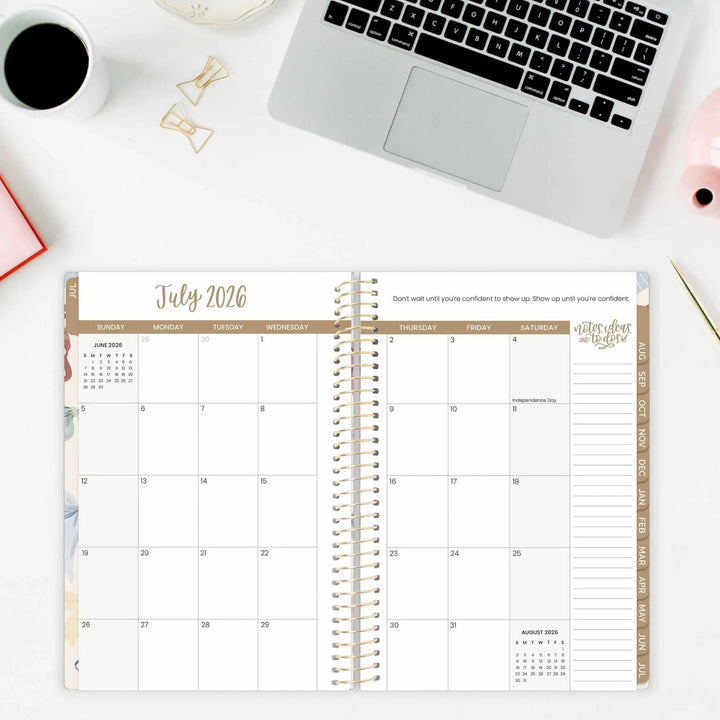 2026-27 Soft Cover Planner, 5.5" x 8.25" | Bows - bloom daily planners