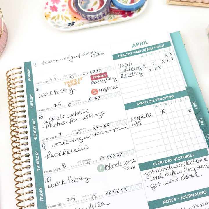 Chronic Illness Planner | Brushstroke Blooms - bloom daily planners