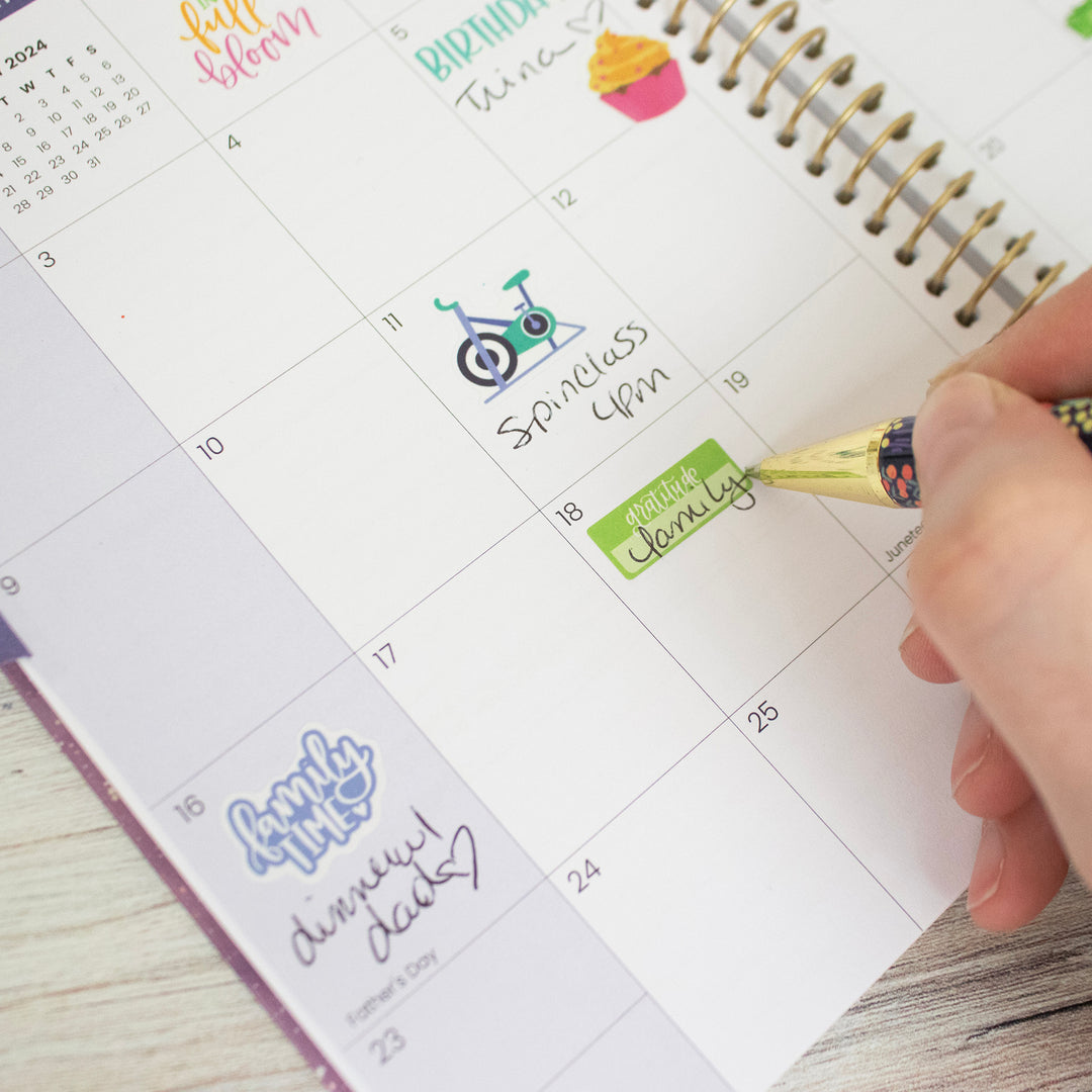 2024 Weeks of the Year Stickers MONDAY START for Planners and Bullet J – My  Happy Place Stickers