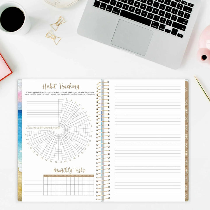 2026–27 Soft Cover Planner, 5.5" x 8.25" | Coastal Calm - bloom daily planners