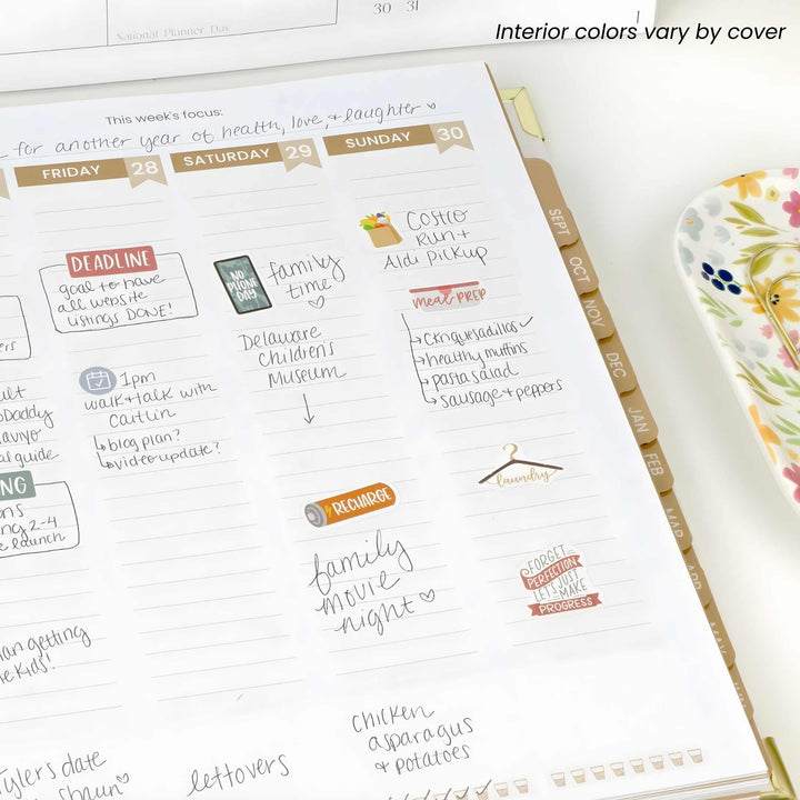 2026–27 Vision Goal Planner, 7.5" x 9" | Good Things Are Coming - bloom daily planners