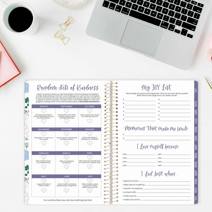 2026–27 Soft Cover Planner, 5.5" x 8.25" | Seaside Whimsy - bloom daily planners