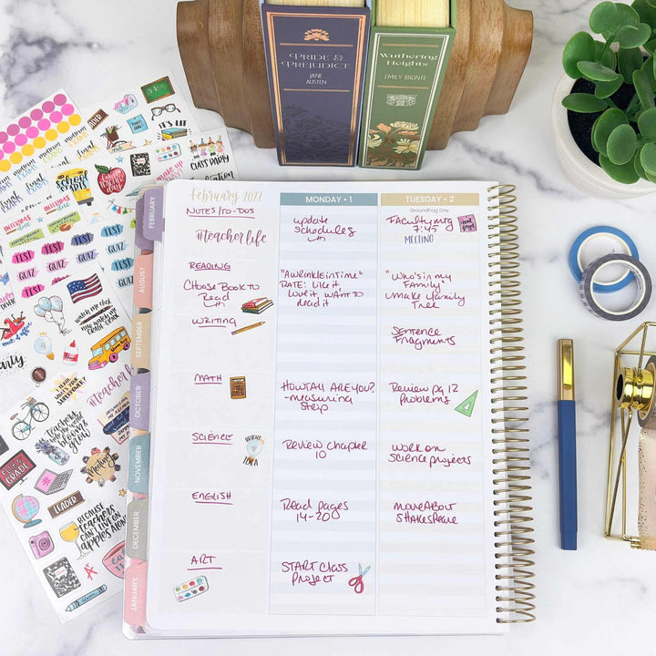 Planner Stickers | Teacher Pack | Vintage - bloom daily planners