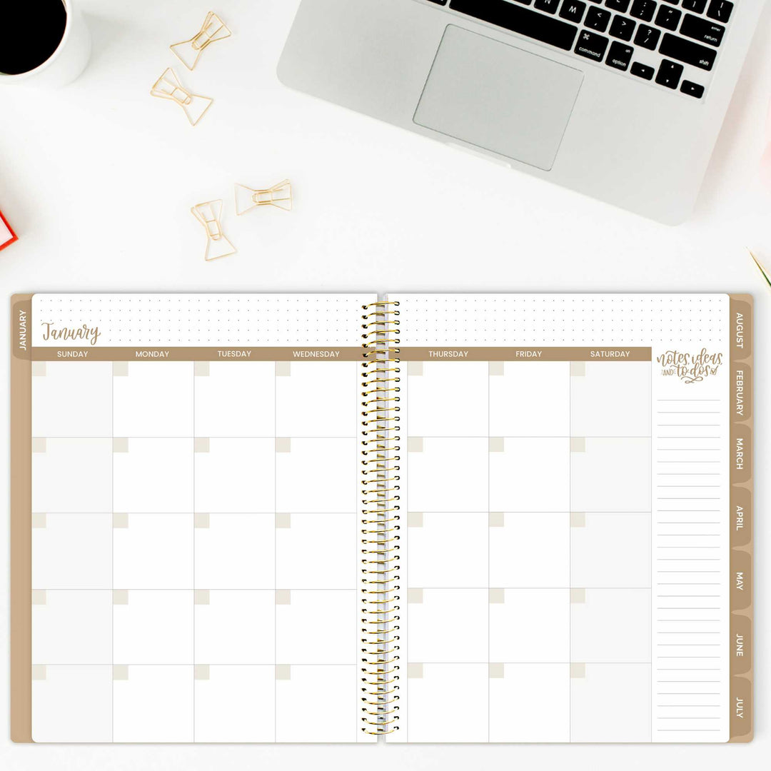 Undated Ultimate Planner & Calendar, Interchangeable Cover - bloom daily planners